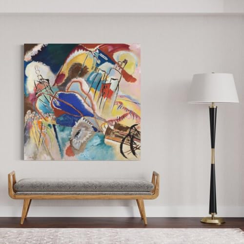 Cuadro Wassily Kandinsky Improvisation No. 30 para decorar salones modernos 6
