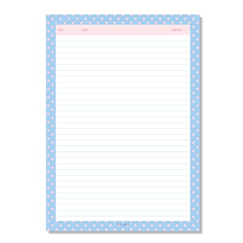 Image of Premium A4 Project Papers I One Side Ruled I For Projects, Assignments,Holiday homework,Notes- Pack of 80 (Pack 1)