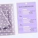 Mi Zone Purple Twin Size Sheet Sets Kids Polka Dot Sheets for Girls 100% Cotton Percale Soft Sheet Set, Flat Sheet, Fitted Sheet, Pillowcase, Breathable All Season Bed Set, Fits up to 14