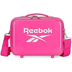 Maletas Reebok Mujer Reebok Maveryck Neceser Adaptable con Bandolera Rosa 29x21x15 cms Rígido ABS 9,14L 0,6 kgs