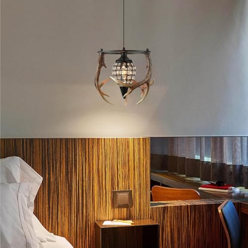 Lustre de luxe léger E27 au design créatif pour salon et restaurant chic - 3