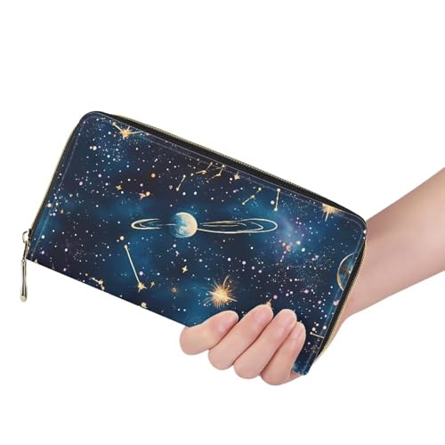 AFPANQZ Purse Slim Long Wallet Cash Coin Card Organizer for Women Girls Large Handbag Casual Clutch Card Holder Leather PU Wallet3