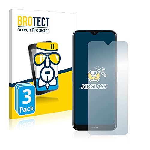 BROTECT Protector Pantalla Cristal para Nokia G50 Protector Vidrio (3 Unidades) - [Dureza 9H, Anti-Arañazos]
