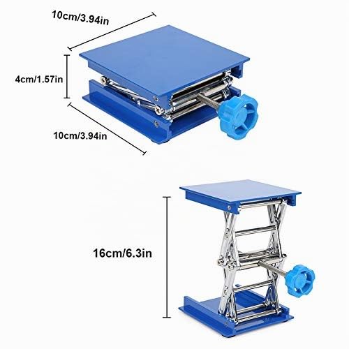 Table élévatrice de laboratoire, plate-forme de levage, contrôle manuel, support de cric de laboratoire, capacité de chargement 5kg