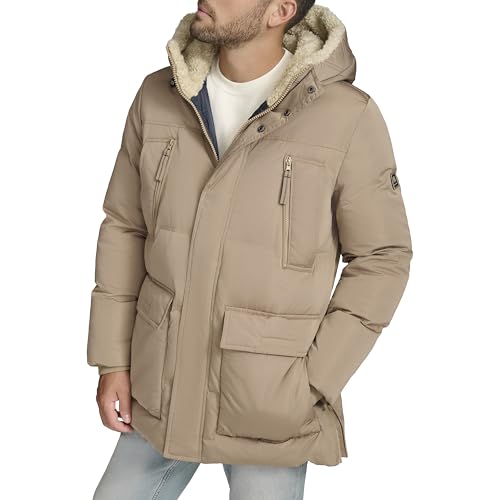 Image of Andrew Marc Men's Outerwear Mackay Faux Fur Lined Parka