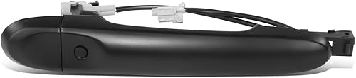 DNA MOTORING Manija de puerta exterior delantera derecha compatible con Nissan Cube 09-14 / 11-17 Juke / 12-20 March / 12-19 Versa, con Smart Entry,
