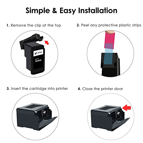 Cartlee Remanufactured Ink Cartridge Replacement For Hp 62Xl Ink Cartridges Color For Hp Envy 7640 Printer For Hp Ink 62Xl Color Inkjet Cartridges For Hp Ink 62 Xl For Hp Ink Cartridges #TOP4