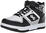 British Knights Men's Kings SL Deluxe Classic Hi Top Fashion Sneaker, White/Black 10 M US