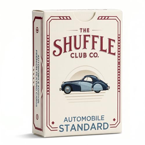 Shuffle Club Co Automobile Playing Cards (Single Deck) – Hand-Illustrated