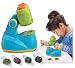 Kidtastic Microscope Science Kit for Kids - Fun Learning Toys for Preschoolers - STEM Toy for 3 Year olds - with 12 Slides Animals & Nature, 8X Zoom, LED Light - for Ages 3, 4, 5, 6 and up