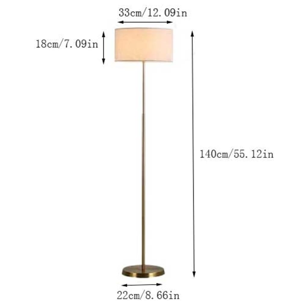 Stehleuchte für Schlafzimmer, geeignet für Wohnzimmer, Arbeitszimmer | Stehlampe Schreibtischlampe mit Lampenschirm, Leselampe