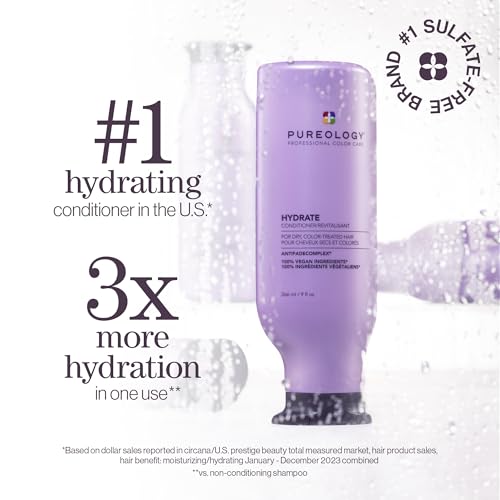 image for Pureology Hydrate Conditioner - For Dry or Color-Treated Hair, Restore
