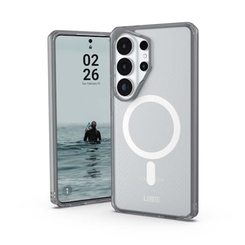 URBAN ARMOR GEAR Galaxy S26 Ultra Dot w/Magnet �ČRMIL�K�i �ϏՌ� �X�}�z�P�[�X True Clear Ice/Ash �g�D���[�N���A�A�C�X/�A�b�V�� ���{���K�㗝�X�i UAG-GLXS26U-DM-I/A