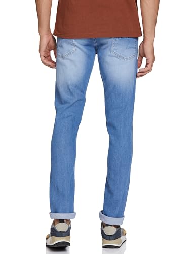 Image of Spykar Men's Slim Fit Low Rise Casual Jeans