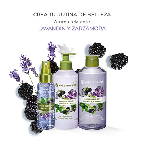 Yves Rocher Relaxing Bath and Shower Gel, Lavandin Blackberry, 400ml - Image 3