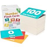 Number Flash Cards for Toddlers | Award-Winning - Toddler Math Flash Cards | Learn Counting Flashcards Numbers 1–100 | Help Kids Count Games | Kids Toys Numbers Match For Preschoolers Kindergarten 2-4