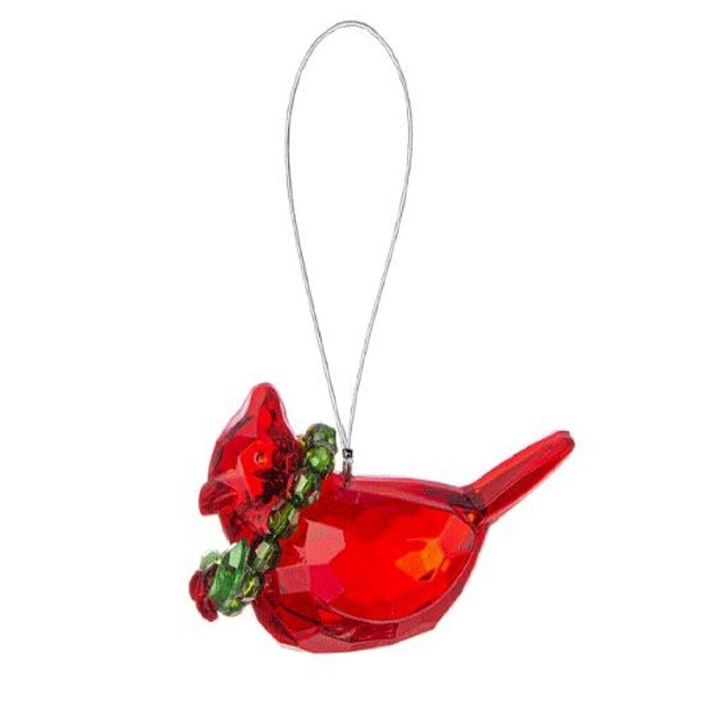 Ganz Adorno Merry Cardinal, 26,7 cm de ancho, rojo