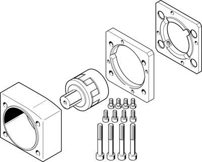 Festo 2372096 Axial kit, modello eamm-a-n80 - 80 g...