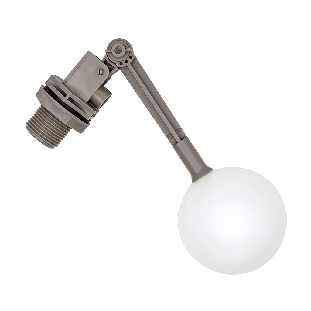 Reusableplastic Adjustable Auto Fill Float Ball Valve for Water Tank and Water Tower Control, 1PCS(DN25)