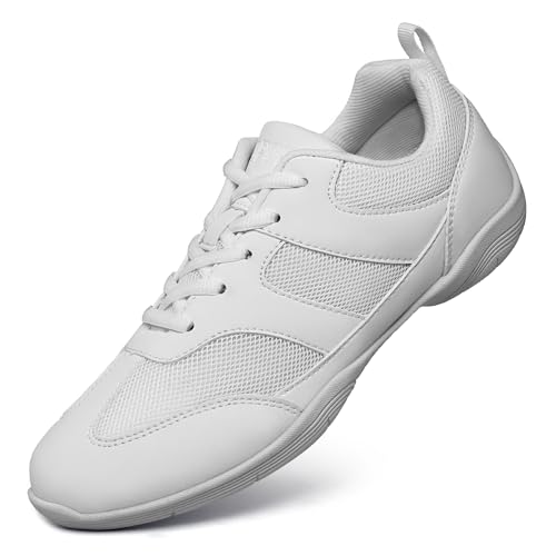 Dynadans Cheer Shoes Women White Cheerleading Athletic Dance Shoes...