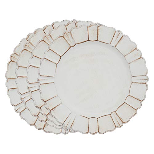 Platos cargadores con diseño ondulado set 4 piezas miniatura 3