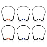 UILYNIU 6 Pcs Caps Banded Earplugs, Headwear for Sleep, Work, Construction and Automotive - Reusable, Soundproof, Noise Reduction (Multicolor)