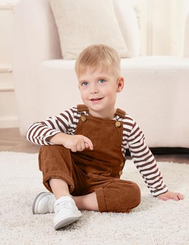 Baby Boy Clothes Long Sleeve Top and Botton Suspender Pants Baby Boy Winter Clothes2