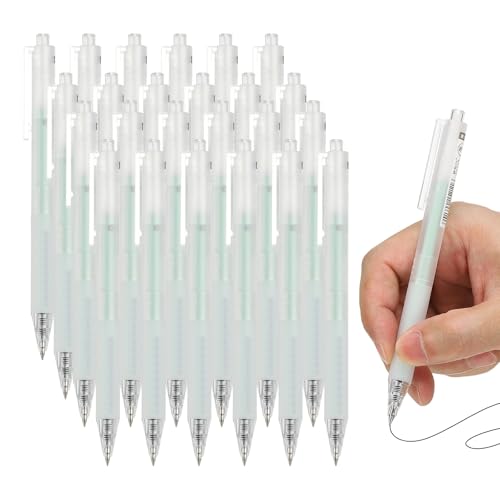 Bolígrafos Gel 0.5mm Pack 24 Tinta Negra Retráctiles