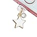 CP21 USB Charging Port Anti Dust Plug Cute White Star Pendant Phone Charm for iPhone 11/ XS MAX/XR/X/8 Plus/7/6S/6/SE iPad iPod