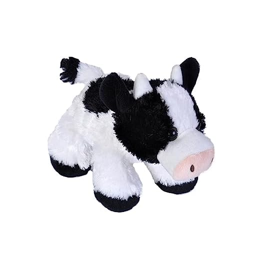 Wild Republic - Hug'ems, Peluche Vaca, 18 cm (18091)