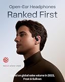 Shokz NOWE OpenFit 2+ Słuchawki Otwarte, z Dolby Audio, Wygodne Słuchawki, 48 Godziny Odtwarzania, Odporność na Wodę IP55, Szybkie Ładowanie USB-C, Ładowanie Bezprzewodowe, Torba Transportowa, Szare
