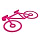 baiki Fahrrad Universal-Spanngummi, Handy Taschenlampe Jacke Werkzeug Halterung. Silikonband, extra stark – Gepäckspanner, Expander, Gummiband (Pink_)