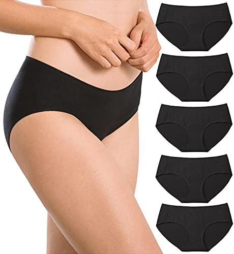 Culotte hipster en coton taille mi-haute contre les marques
