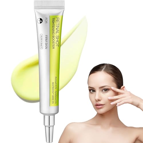 Sérum Retinol Antiarrugas,15ml Serum Retinol Facial, Suero Hidratante para la Cara, Retinal Shot Tightening Booster, Para Mujeres Todo Tipo De Piel (A)