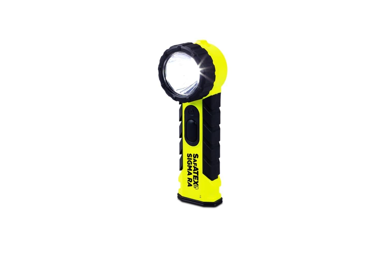 Nightsearcher Stainless Steel Safatex Ra 325 Lumen Right Angle Hand Led Atex Flashlight, Zone 0 Hazardous Area Flashlight With Pocket Clip, 4Aa