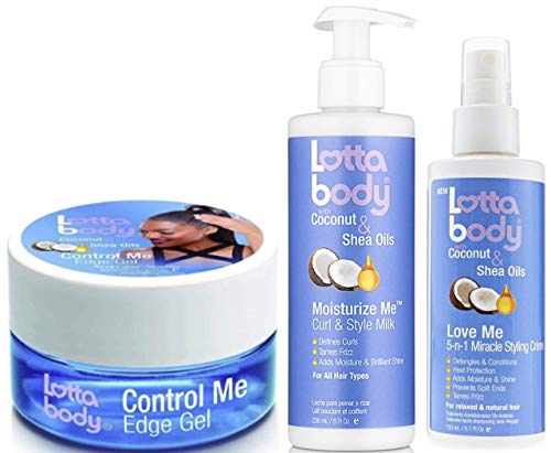 Lottabody Coconut & Sheea Oils Control Me 63,7 g, Hydrateer me 236 ml & Love Me 150 ml set