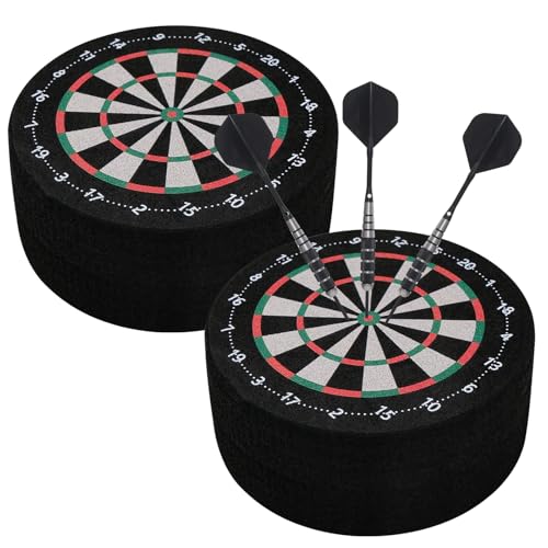 JJYHEHOT 2Pcs Dart Holder, Mini Dart Station, 10cm Diameter Darts Storage Rack For Soft & Steel Tip Darts Space-Saving Dartboard Accessories For Home&Club Use