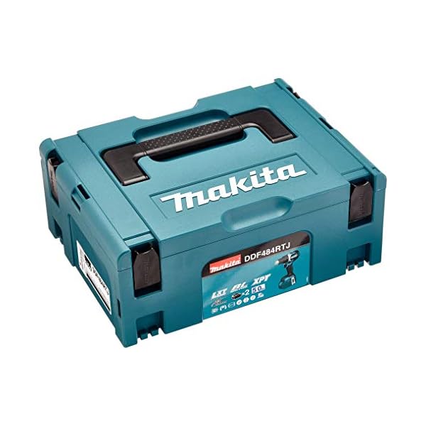 Makita DDF484RTJ Akku-Bohrschrauber 18 V / 5,0 Ah, 2 Akkus + Ladegerät im MAKPAC – Bild 3