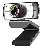 Wide Angle Webcam, Software Control 120 Degree View Video Conference Distance Learning Remote Teaching Camera, Full HD 1080P Live Streaming Webcam with Microphone for Mac, PC, Laptop, Desktop