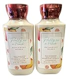 Bath & Body Works Pretty as a Peach Body Lotion 8 Ounces Each Pack of 2