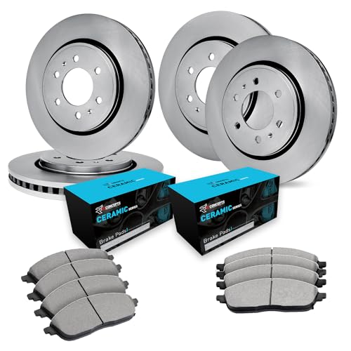 Image of R1 Concepts Front and Rear Brake Kit Fits 2000-2006 Mitsubishi Montero
