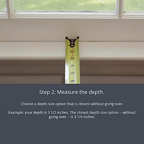 265 in long x 425 in deep - clear cat and dog window sill protector - durable rigid windowsill cover guards against pet claws scratching drooling box of 1 sill protector with mounting coins