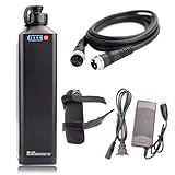 DNYO ダイワ シマノ 電動リール用 互換 スーパーリチウム バッテリー 電量残量機能付き LED SOSライト付き (10000mAh)