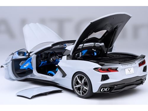 Chevy C8 Stingray 1:18 Gris Cerámico AUTOart miniatura 5