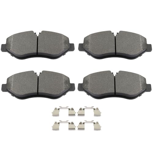 Image of cciyu D1316 D1317 Brake Pads w /Hardware Front Rear Disc Brake Pad Set | Fit For Dodge For Sprinter 2500,For Freightliner For Sprinter 2500,For Mercedes-Benz For Sprinter 2500