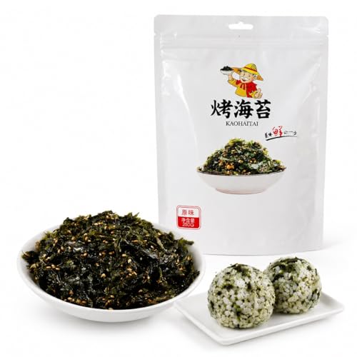 Copos De Alga Nori Tostada Premium 250g - Algas Crujientes Sazonadas Con Semillas Sésamo, No Frito, Topping Para Arroz, Ensalada, Pasta, Tostadas