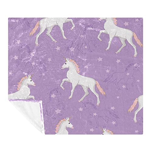 Licorne et Star Violet Couverture Cover