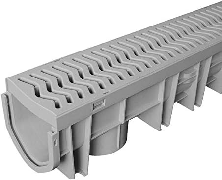 Source 1 Drainage S1E-PLCD Trench & Driveway Channel Drain with Grate