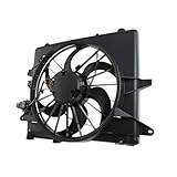 AutoShack Radiator Cooling Fan Assembly | Replacement for 2005-2014 Ford Mustang | 1-PC