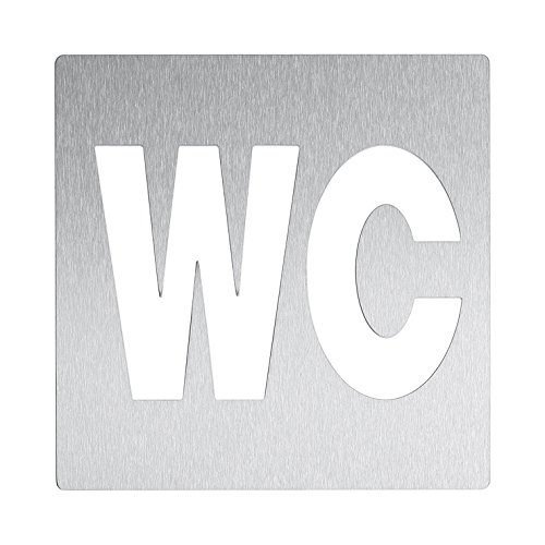 Piktogram – stal szlachetna – do wkręcania – WC